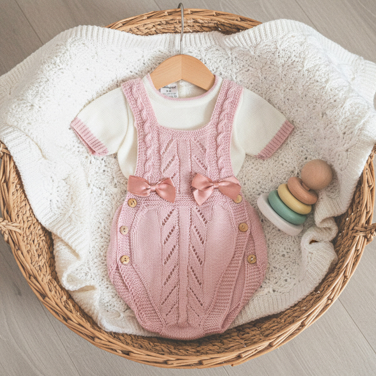 Conjunto ranita rosa (0 a 3 meses)
