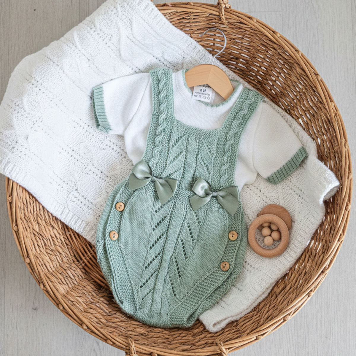 Conjunto ranita verde (0 a 3 meses)