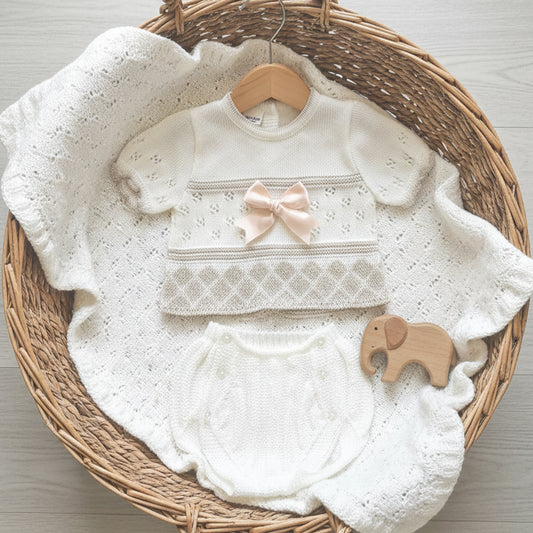 Conjunto dos piezas crudo (0 a 3 meses)