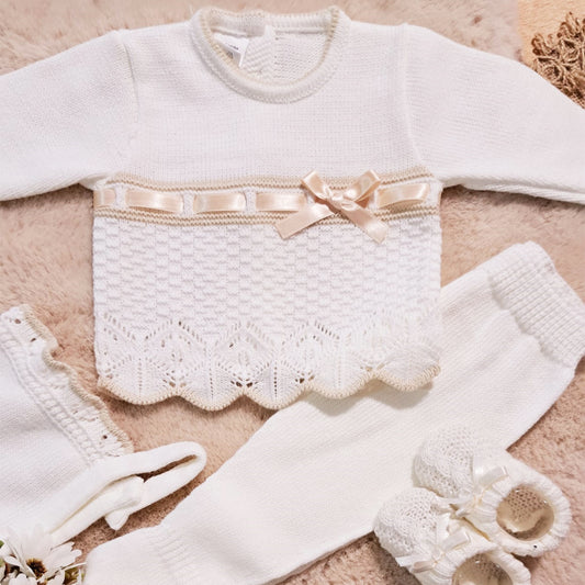 Conjunto 3 piezas crudo (0 a 3 meses)