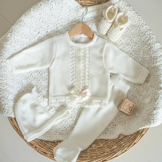 Conjunto de perle crudo (0 a 3 meses)