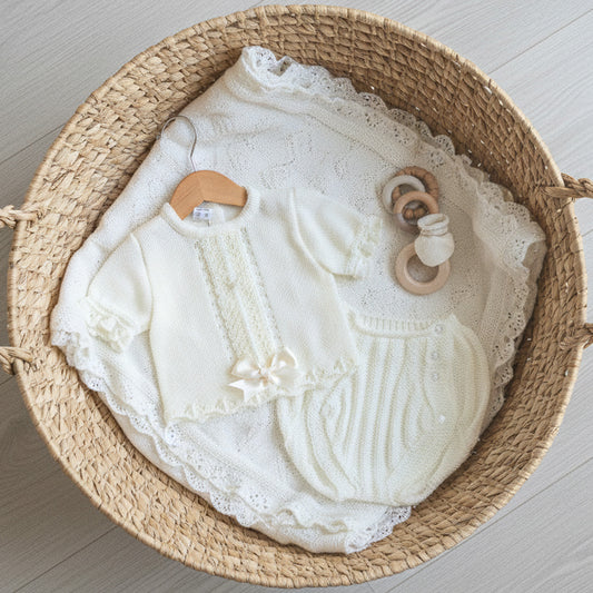 Conjunto 2 piezas crudo (0 a 3 meses)