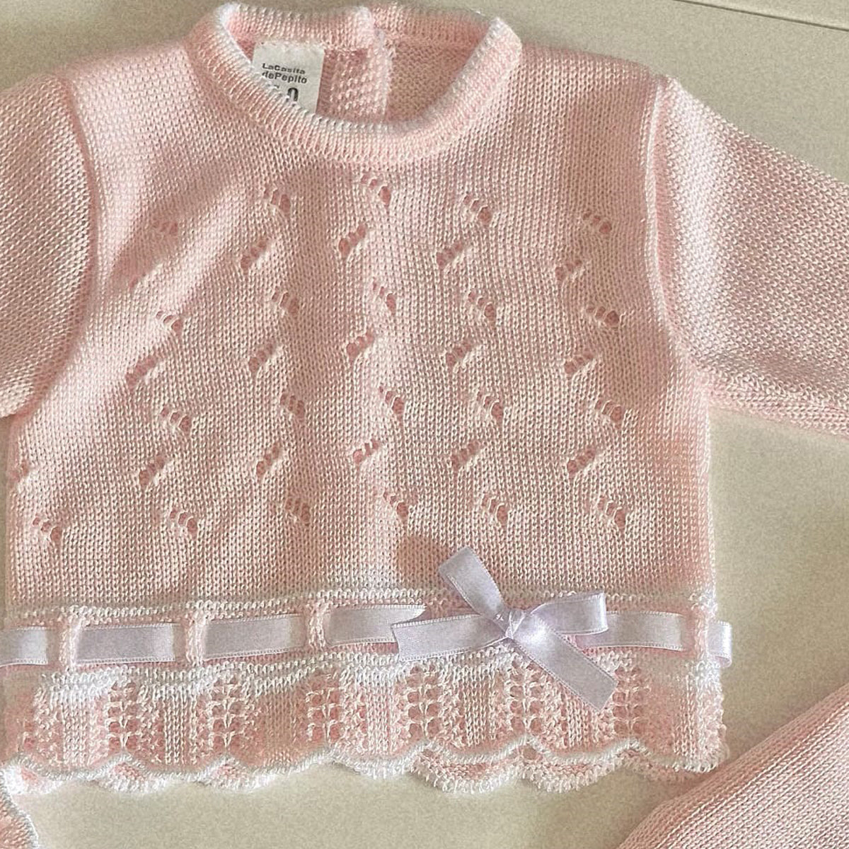 Conjunto rosa 3 piezas (0 a 3 meses)