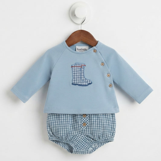 Conjunto 2 piezas niño días de lluvia (3 a 18 meses)