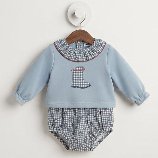 Conjunto 2 piezas niña días de lluvia (3 a 18 meses)