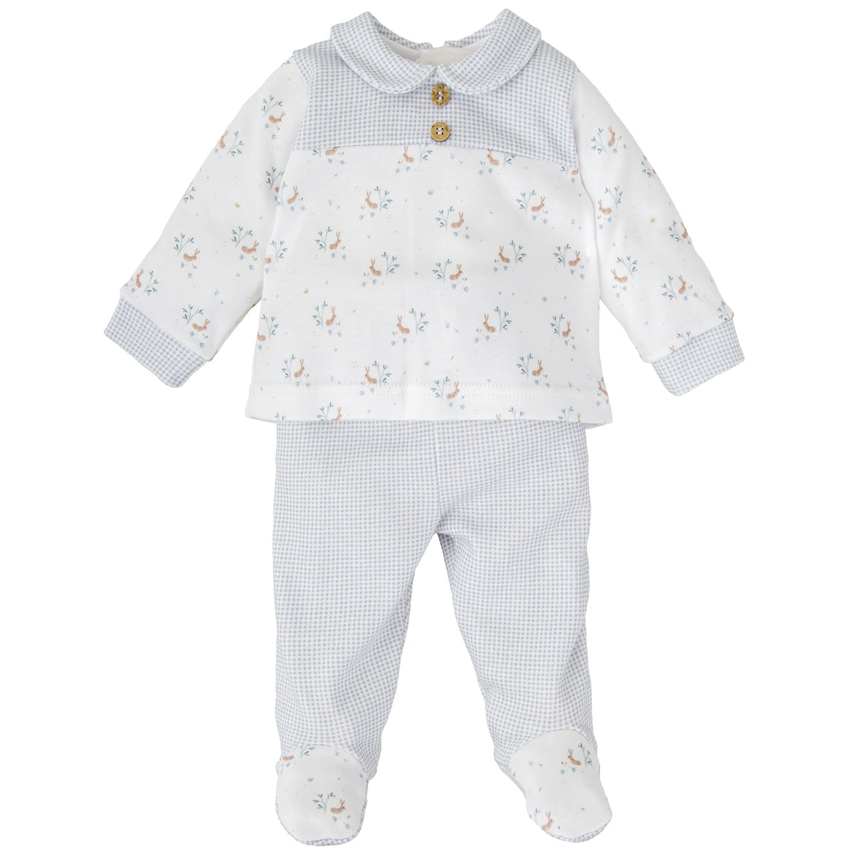 Conjunto pradera de 2 piezas (0 a 3 meses)