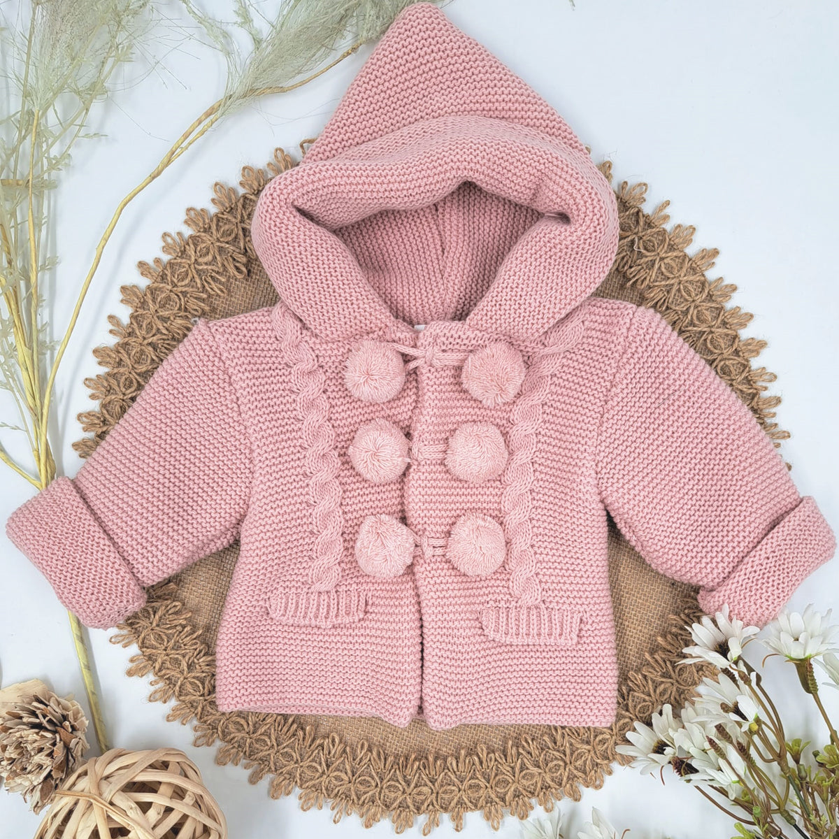 Abrigo de lana maquillaje (3 a 36 meses)