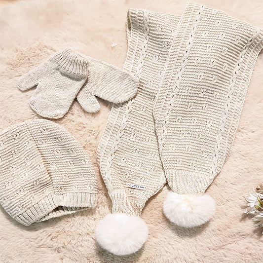 Conjunto 3 piezas crudo