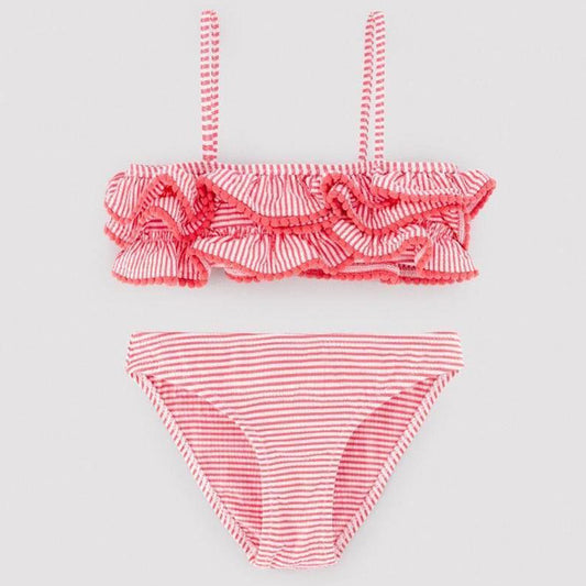 Bikini infantil a rayas (4 a 12 años)
