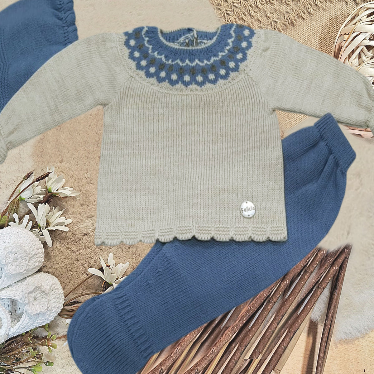 Conjunto crudo vanisado (00 a 6 meses)