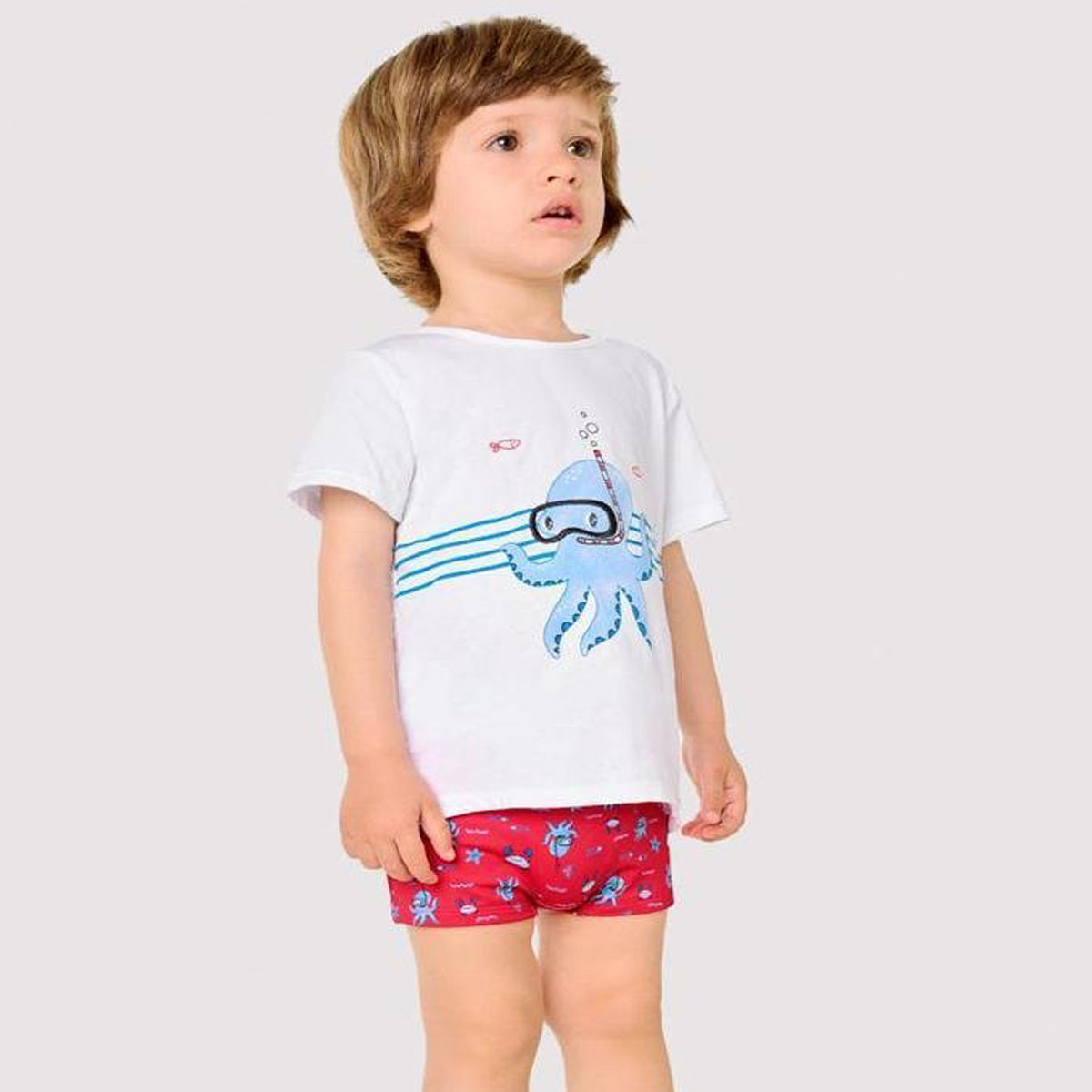 Conjunto de baño calamar (6 a 36 meses)