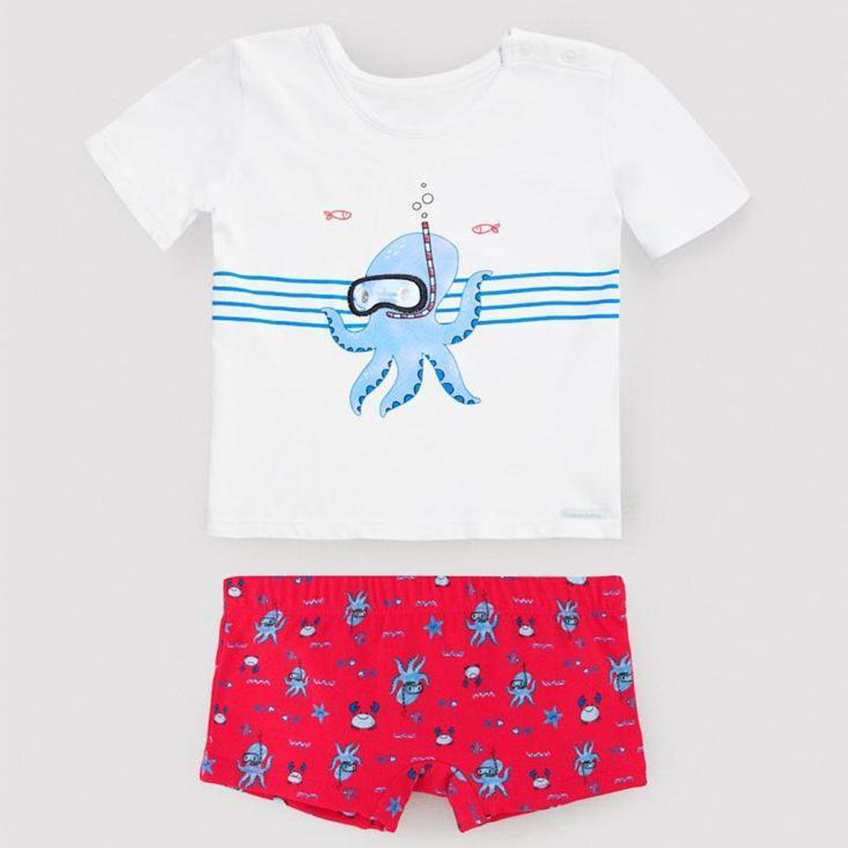 Conjunto de baño calamar (6 a 36 meses)