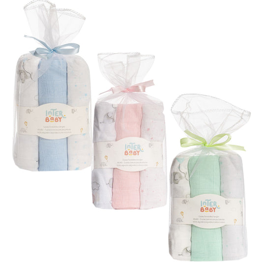 Pack 3 gasas, color a elegir