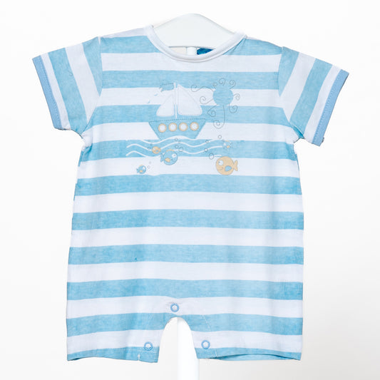 Pijama ranita de algodón (0 a 3 meses)