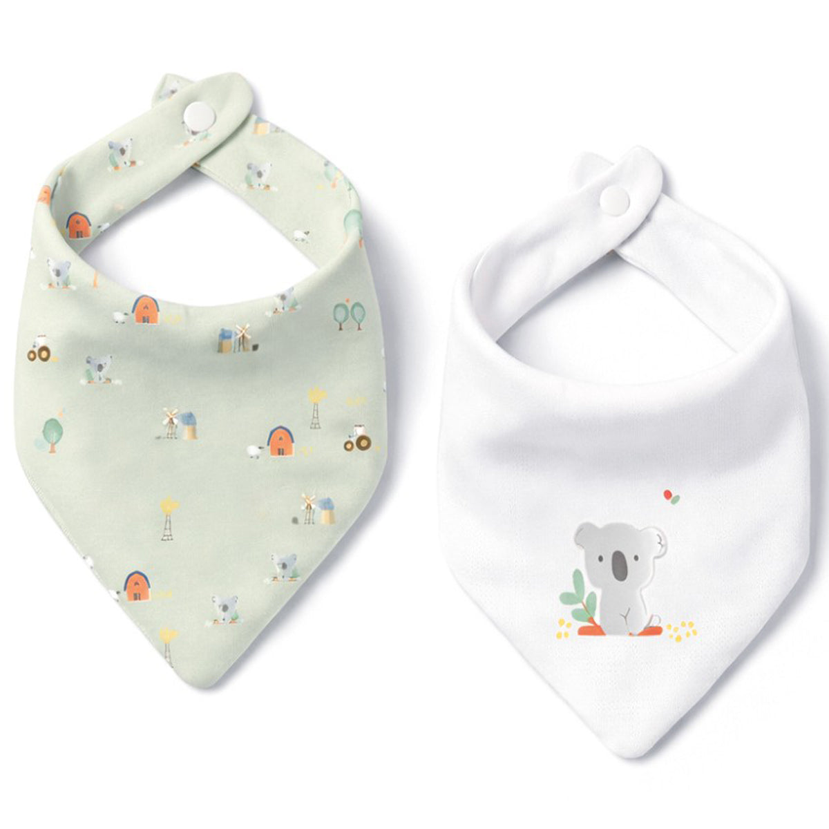 Pack 2 baberos bandana (koala)