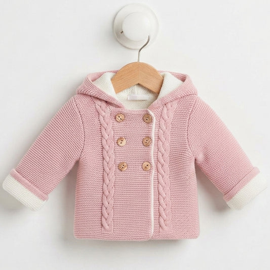 Abrigo de punto maquillaje (1 a 36 meses)