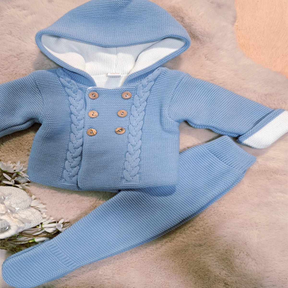 Conjunto San Francisco azul (1 a 12 meses)