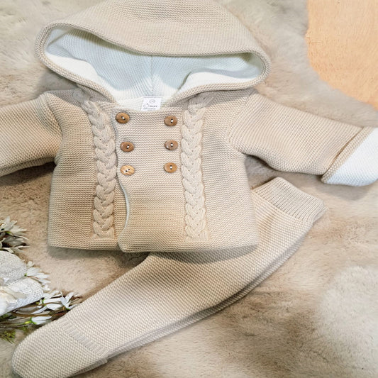 Conjunto San Francisco beige (1 a 12 meses)