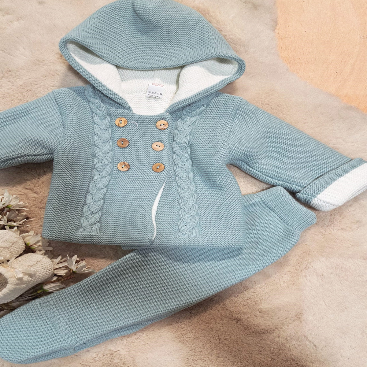 Conjunto San Francisco verde (1 a 12 meses)