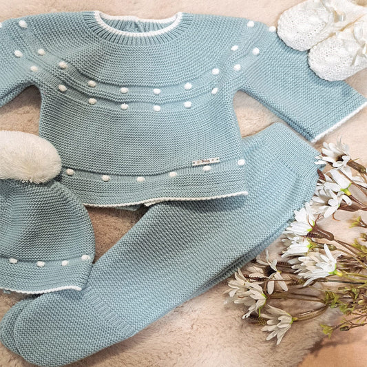 Conjunto 3 piezas verde (00 a 12 meses)