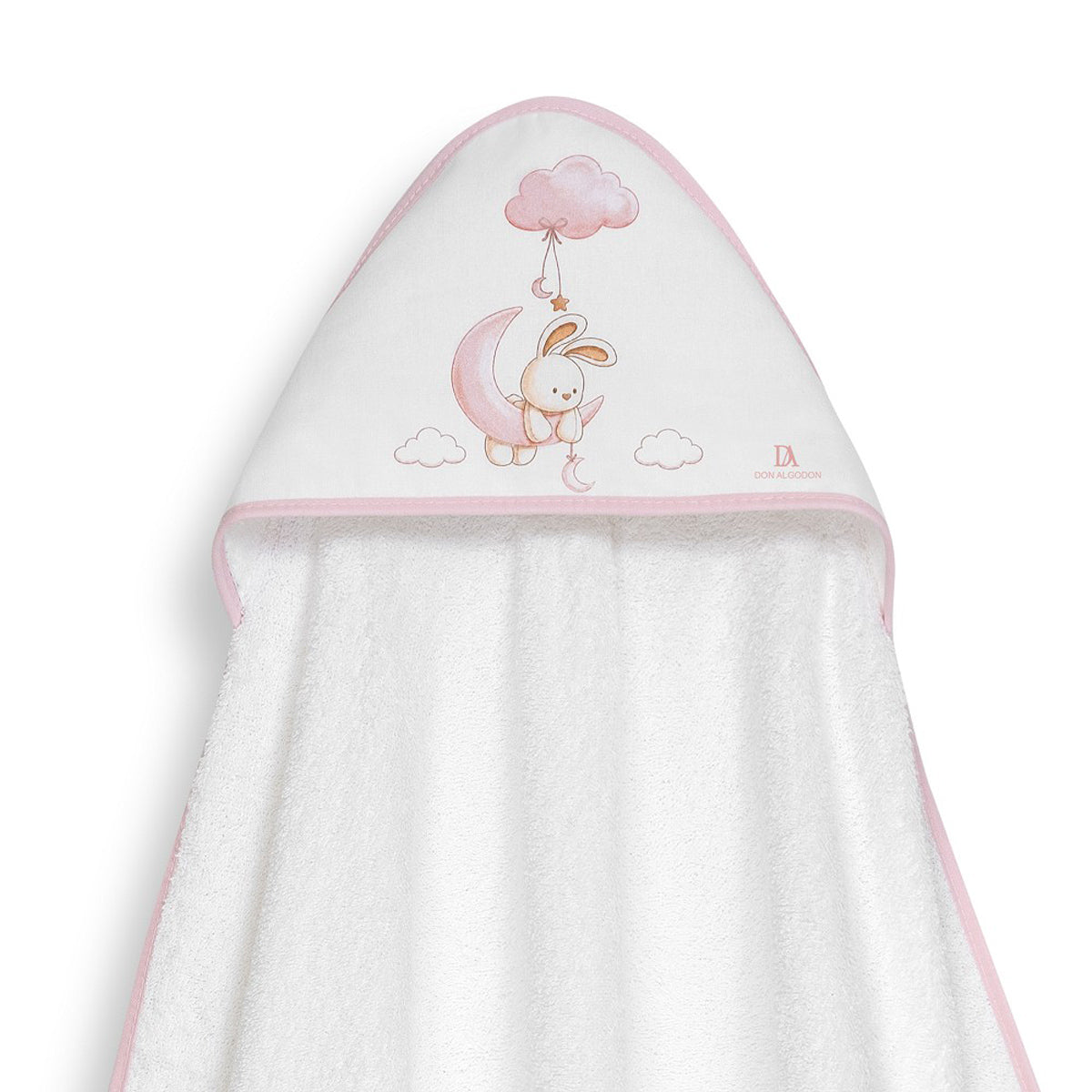 Capa de baño conejo nubes (color a elegir)