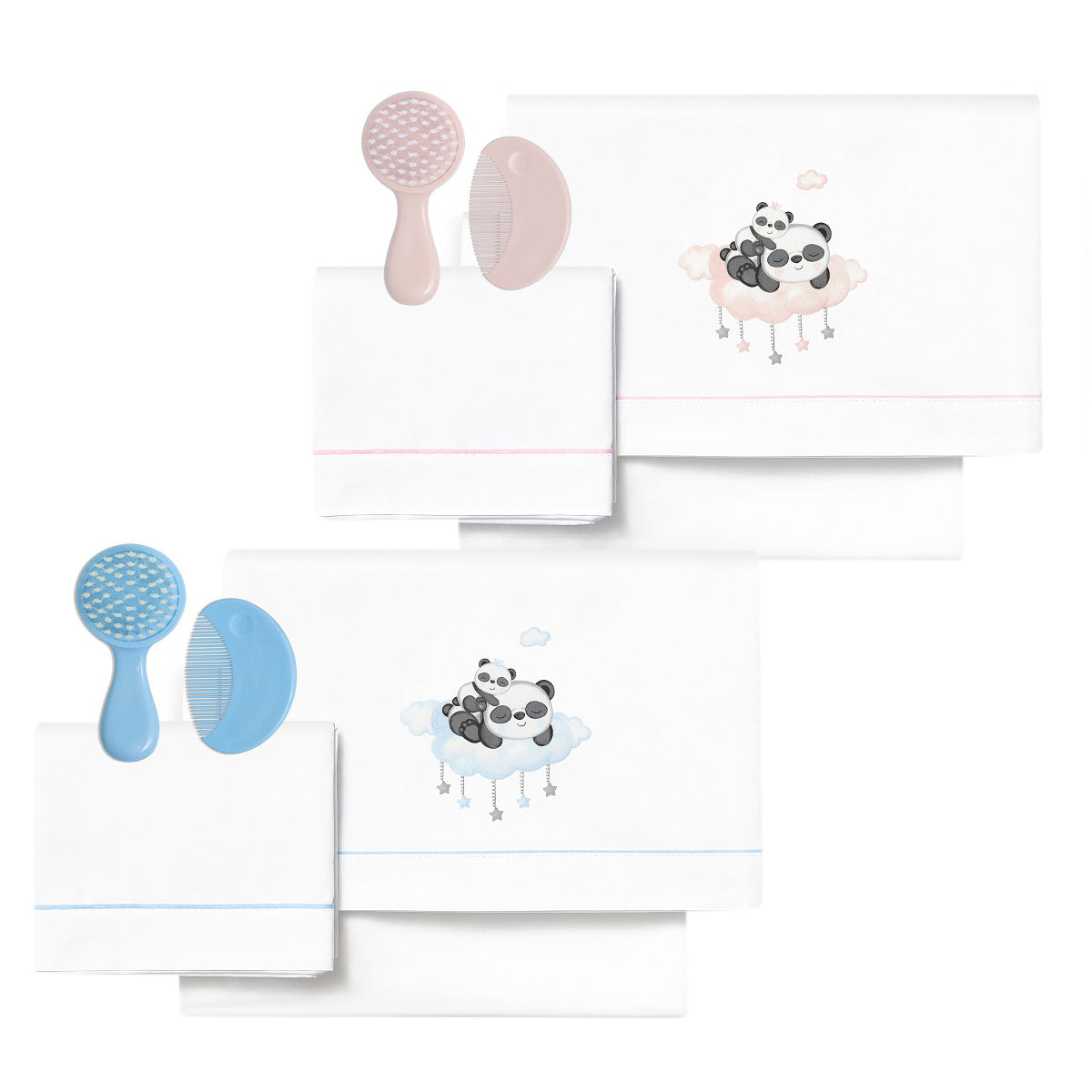 Sabanas cuna + Cepillo y Peine