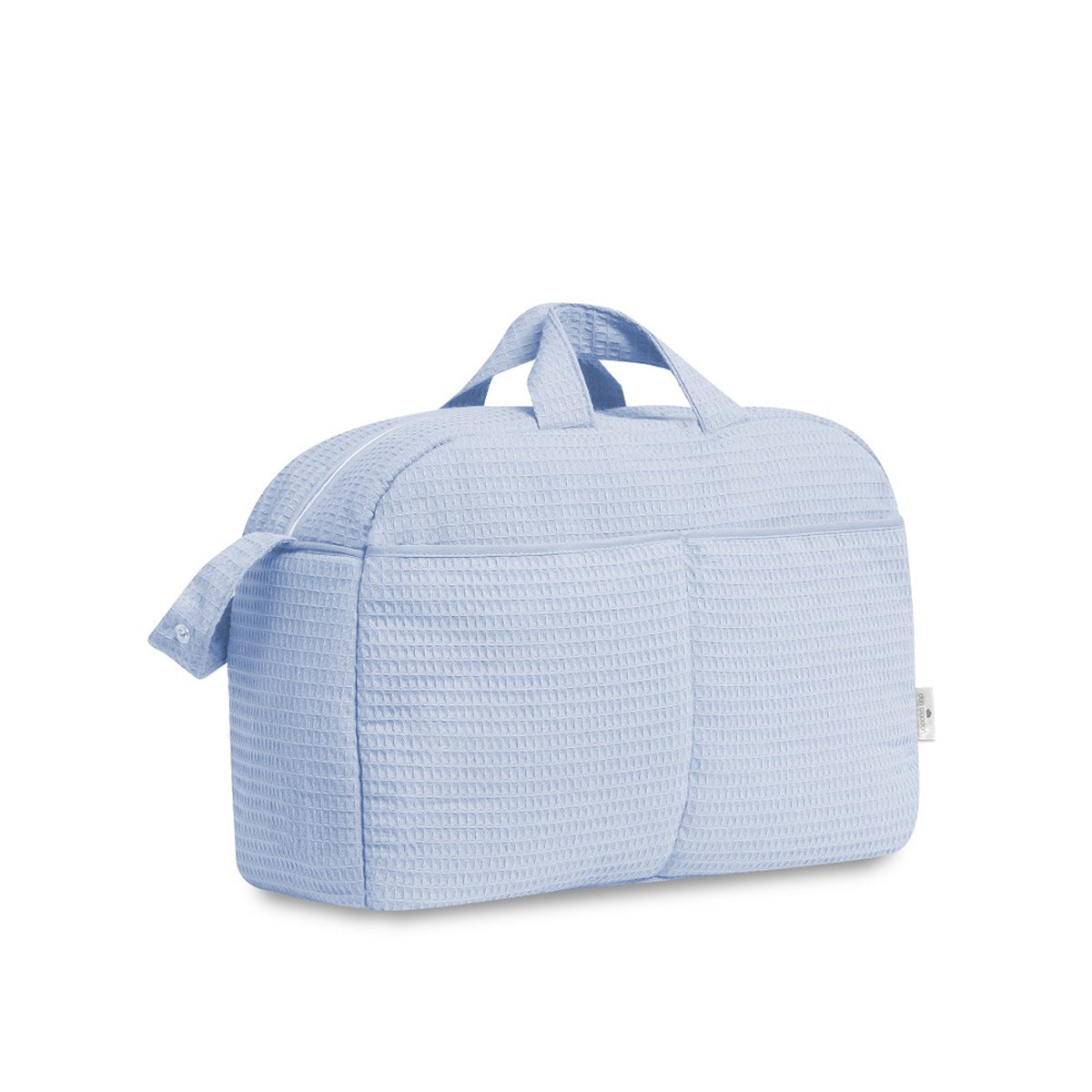 Bolso Maternal Nido de Abeja Azul