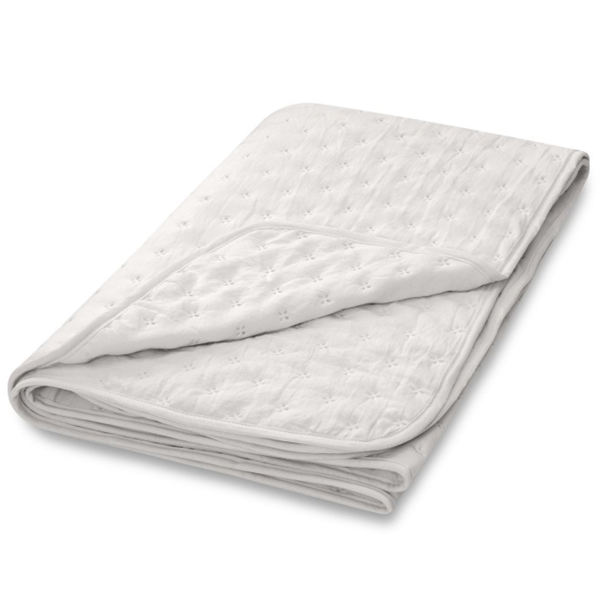 Manta reversible gofrado beige