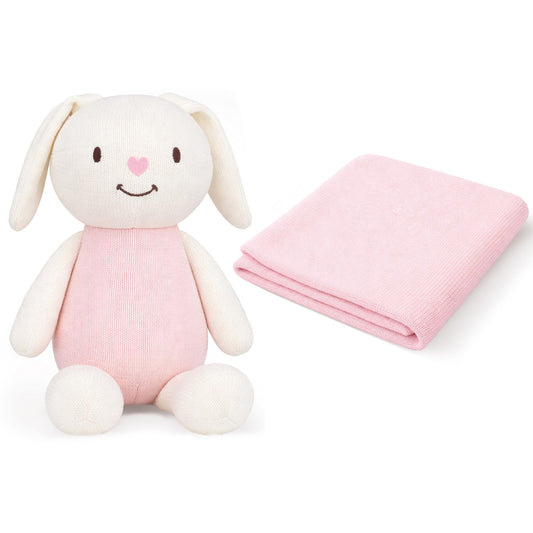 Pack regalo, Toquilla + Muñeco rosa