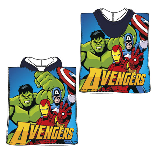 Poncho infantil Avengers