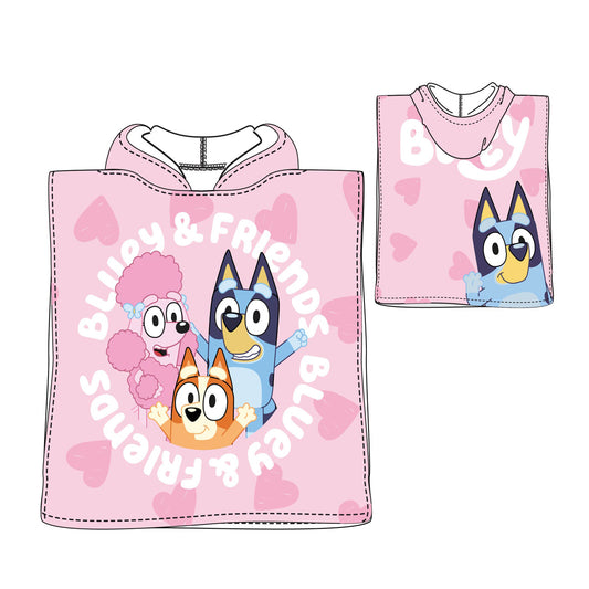 Poncho infantil Bluey