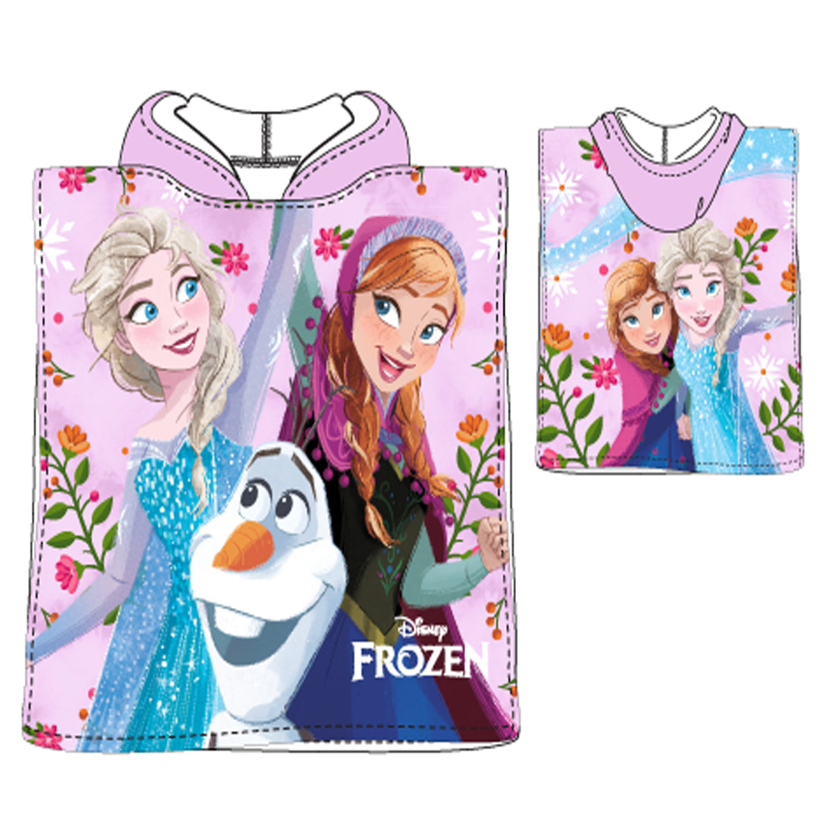 Poncho infantil Frozen