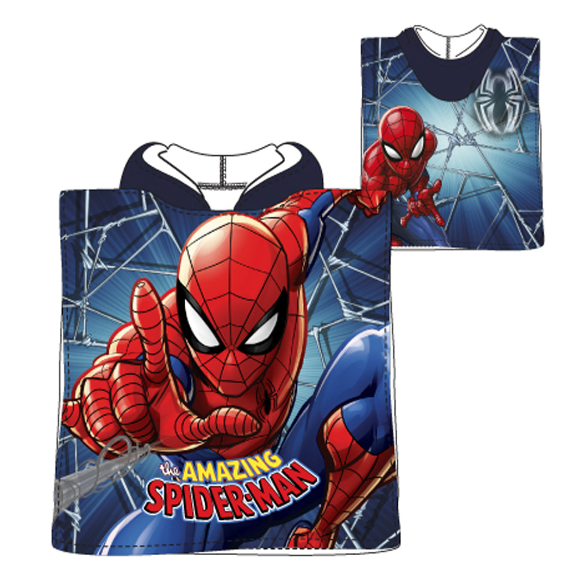 Poncho infantil Spiderman