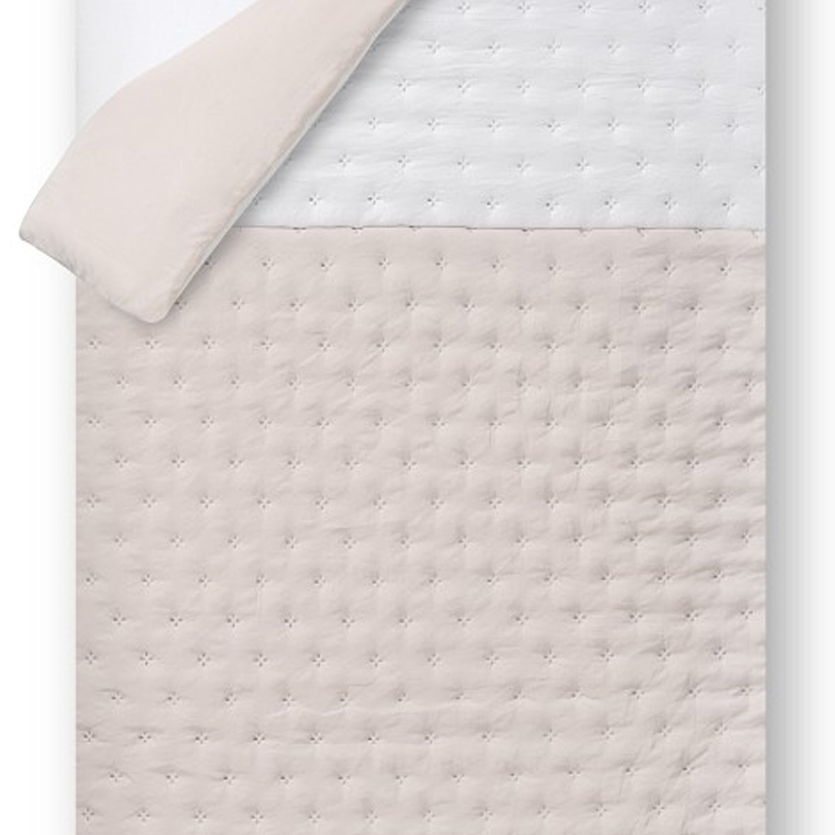 Funda nórdica + Chichonera rosa reversible