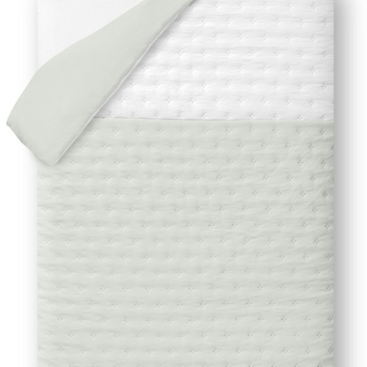 Funda nórdica + Chichonera verde reversible