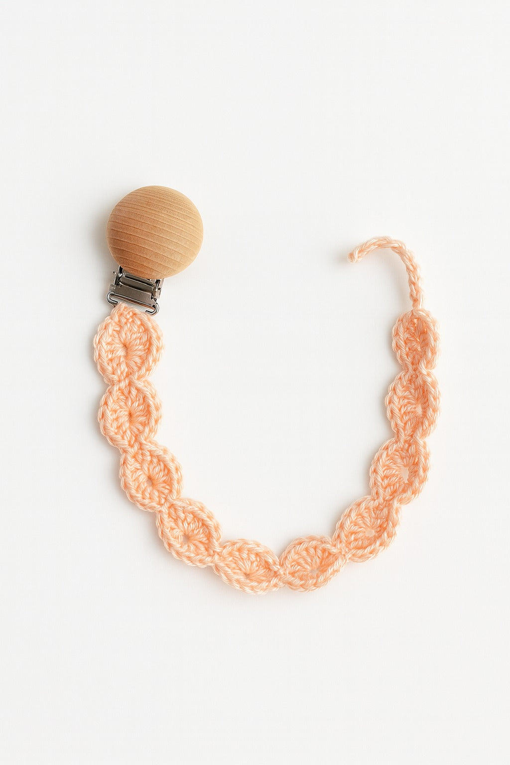 Chupetero de crochet, color a elegir