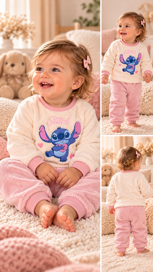 Pijama polar Stich (12 a 36 meses)