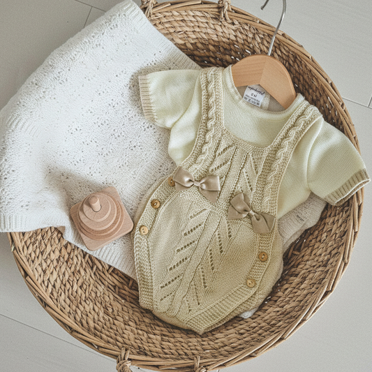 Conjunto ranita arena (3 a 6 meses)