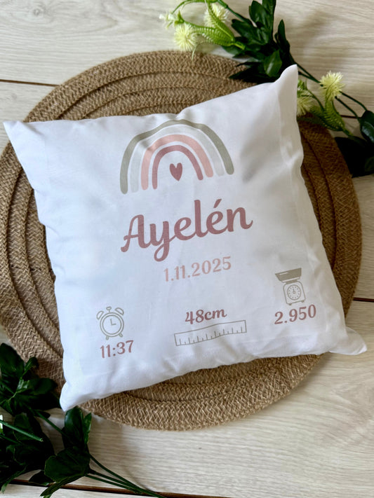 Cojín Natalicio personalizado