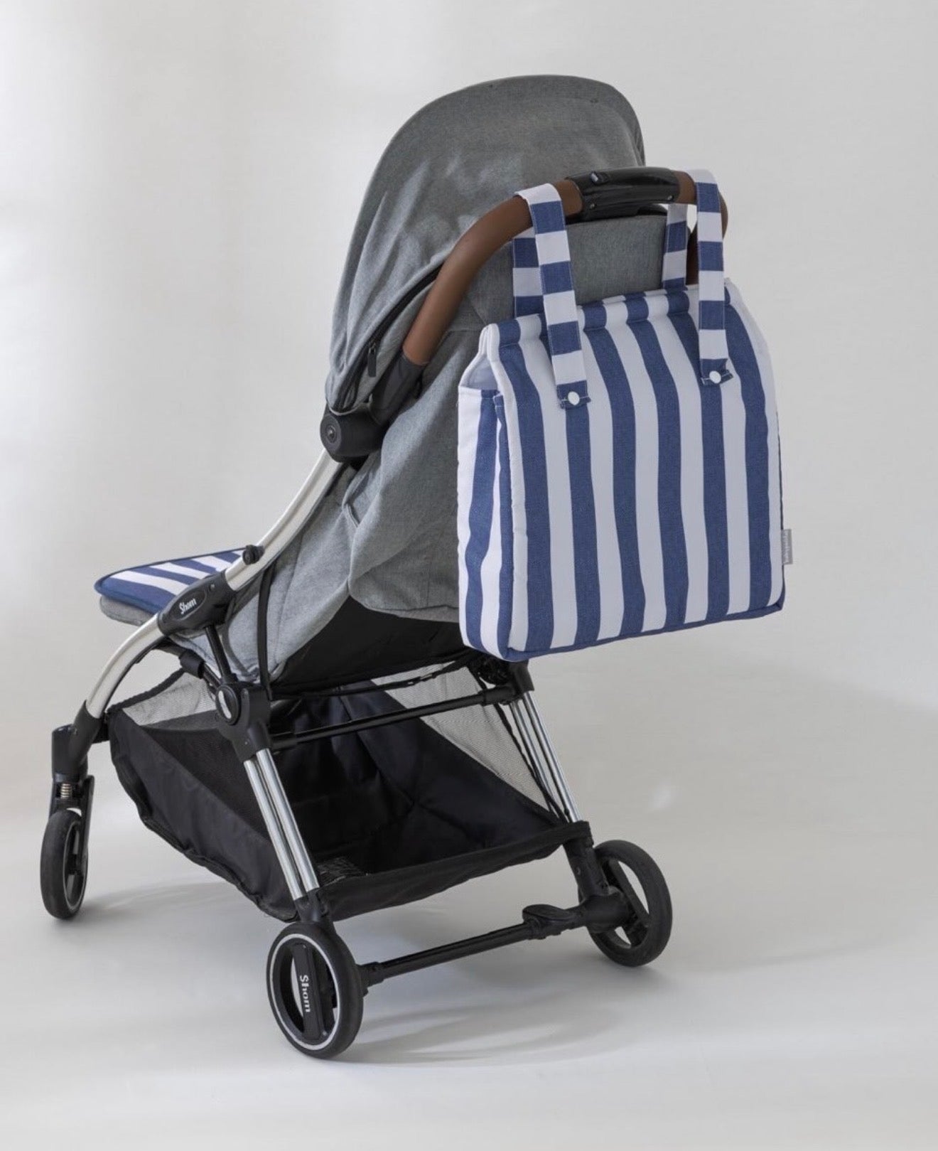 Pack colchoneta universal y bolso maternal azul
