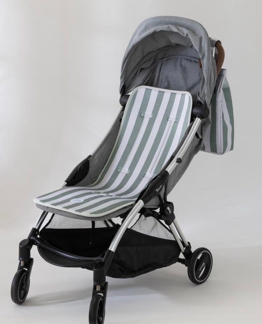 Pack colchoneta universal y bolso maternal verde