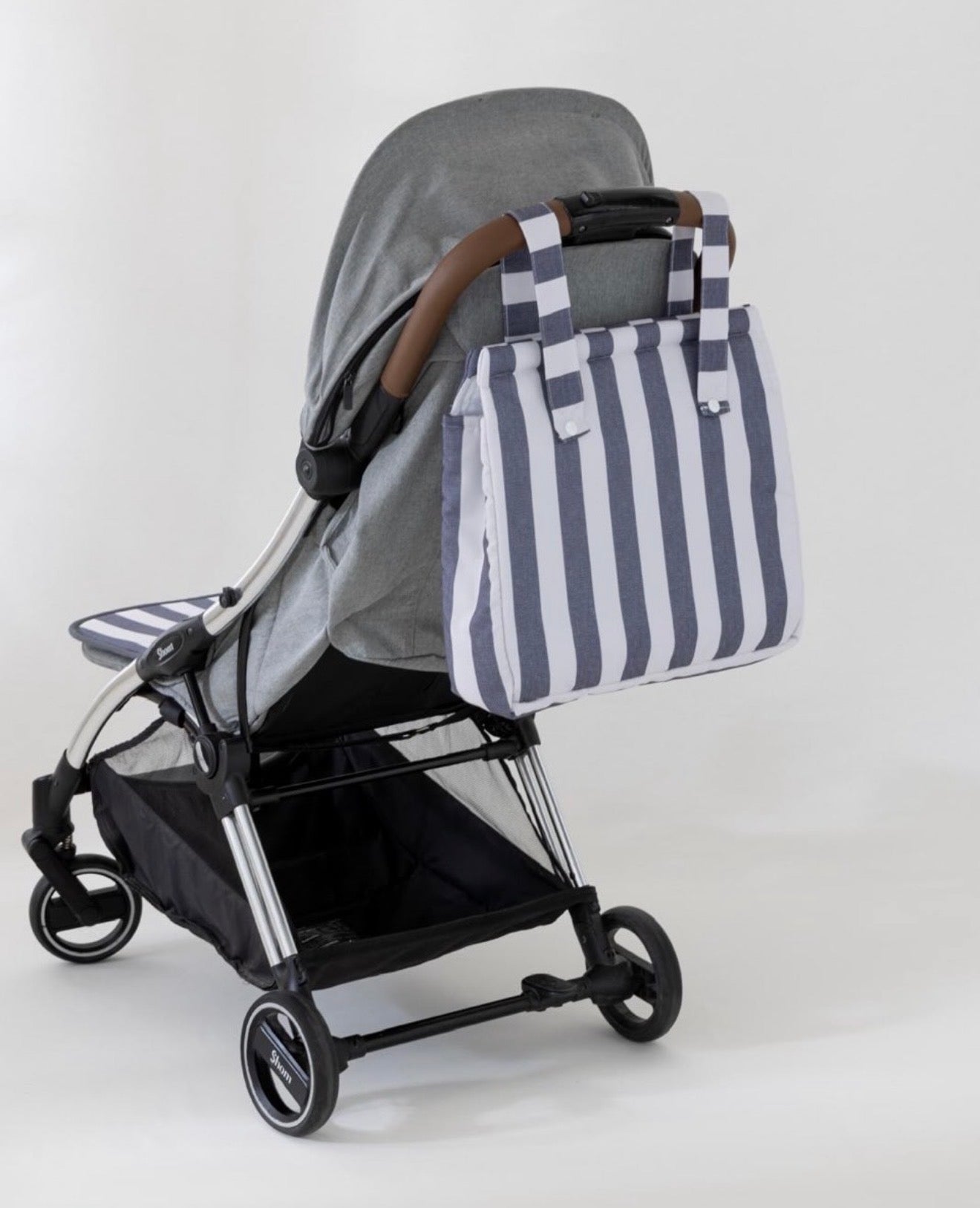 Pack colchoneta universal y bolso maternal Gris marengo