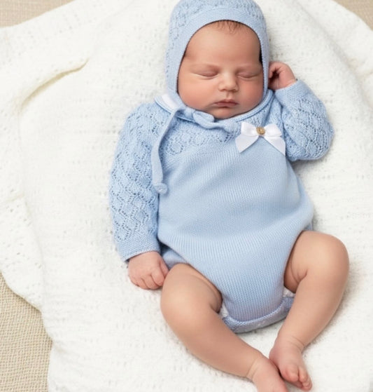 Conjunto 3 piezas azul (0 a 6 meses)