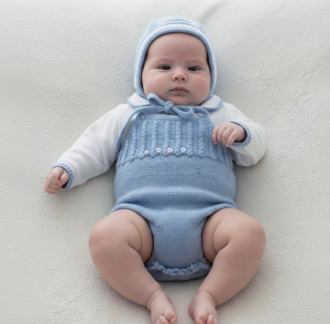 Conjunto 3 piezas azul (0 a 6 meses)