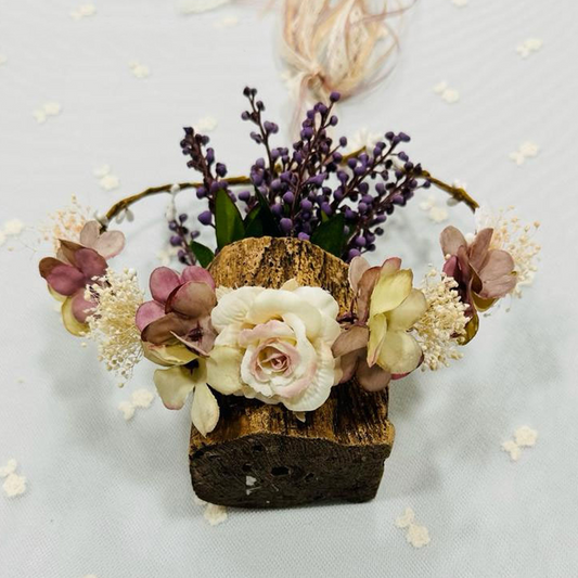Corona de flores ceremonia