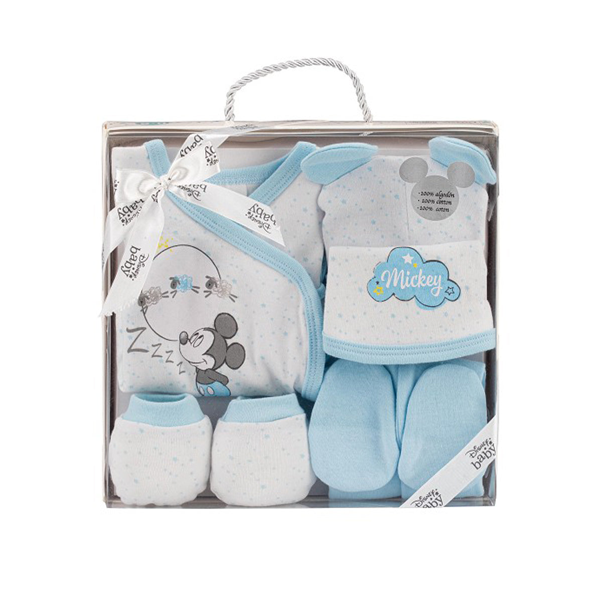 Set de 5 piezas Mickey Disney (0-6 meses)