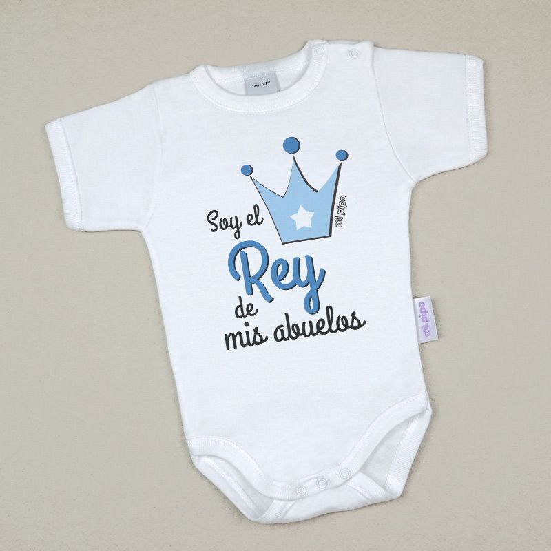 Babidu Body Divertido "Soy el Rey de mis Abuelos"