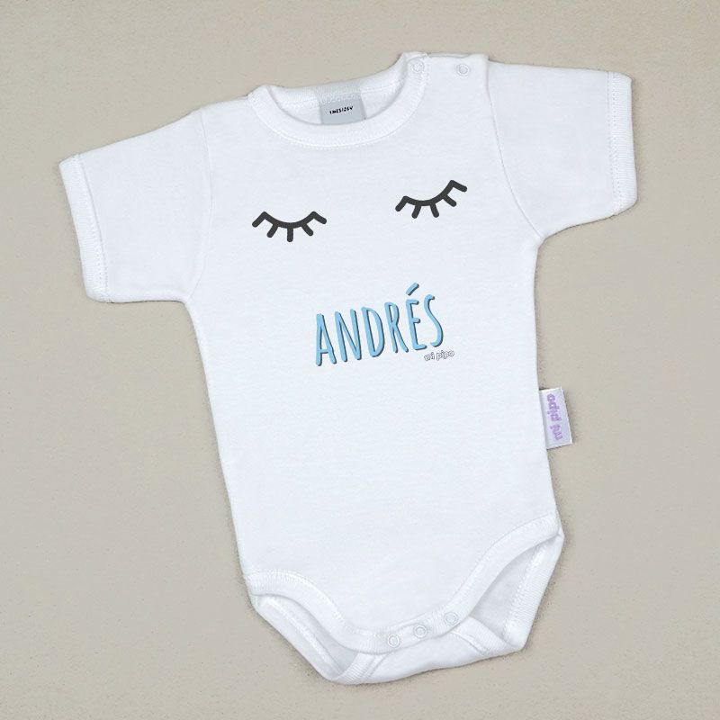 Babidu Bodys Personalizados Nombre + Pestañas