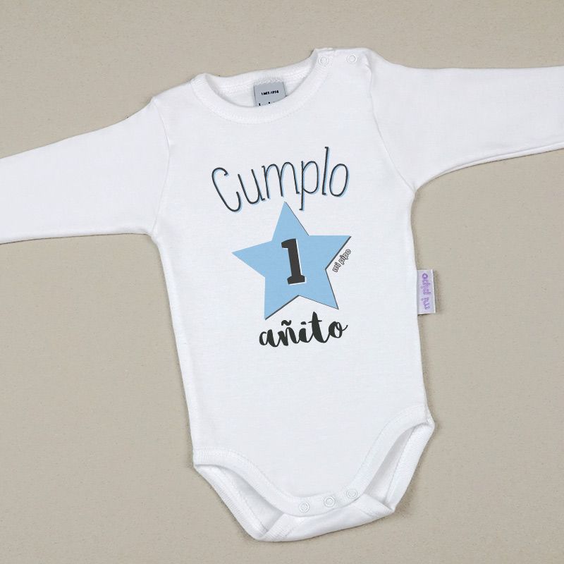 Babidu Body Divertido "Cumplo 1 añito"