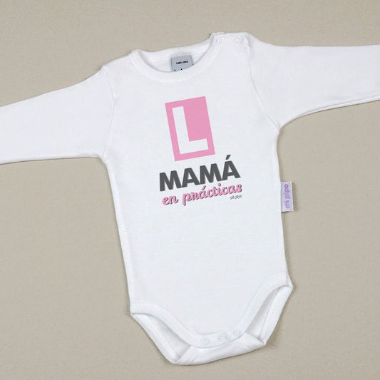 Babidu Body Divertido "Mamá en Prácticas"